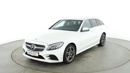 Gebraucht Mercedes C220 AMG line 194 PS (142 kW) 2019 Weiß Kombi