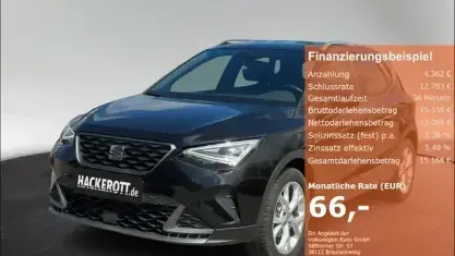 Gebraucht Seat Arona FR 110 PS (80 kW) 2023 Schwarz SUV