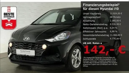 Schwarz Gebraucht 2023 Hyundai i10 Trend Kleinwagen | 11.924 € (Guter Preis)