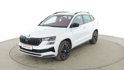Gebraucht Skoda Karoq SportLine 150 PS (110 kW) 2024 Weiß SUV