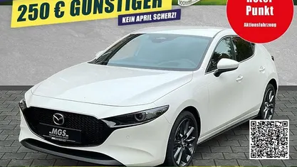 Neu Mazda 3 Center-Line 140 PS (102 kW) 2025 Snowflake white Limousine