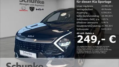 Gebraucht Kia Sportage Edition 7 150 PS (110 kW) 2023 1k) zilinaschwarz met. (schwarz SUV