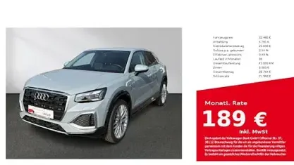 Second-hand Audi Q2 Advanced Plus 150 CP (110 kW) 2025 Gri SUV