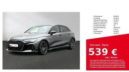 Usata Audi RS3 Sportback Ambiente 400 CV (294 kW) 2025 Grigio Utilitaria