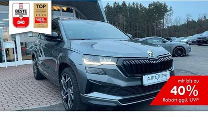 Graphitegrau metallic/grau Gebraucht 2025 Skoda Karoq SportLine SUV | 39.990 € (Fairer Preis)