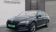 Schwarz Gebraucht 2022 Skoda Superb SportLine Kombi | 31.907 € (Guter Preis)