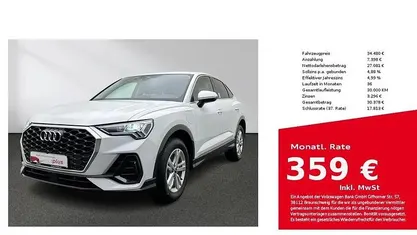 Weiß Gebraucht 2022 Audi Q3 Sportback SUV | 34.480 € (Fairer Preis)