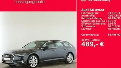 Schwarz Gebraucht 2022 Audi A6 Sport Kombi | 32.289 € (Guter Preis)