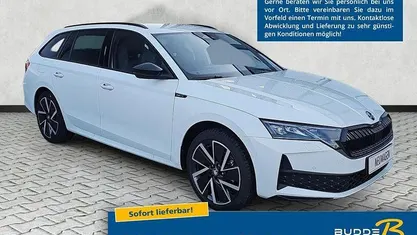 Neu Skoda Octavia SportLine 150 PS (110 kW) 2025 Weiß Kombi