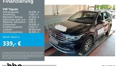 Schwarz Gebraucht 2023 VW Tiguan Elegance SUV | 29.930 € (Fairer Preis)
