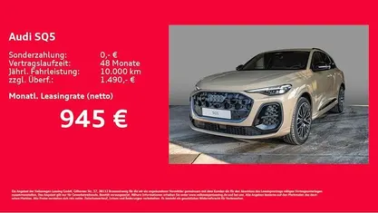 Neu Audi SQ5 Ambiente 367 PS (269 kW) 2025 Gold SUV