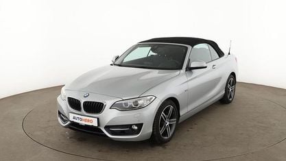 Gebraucht BMW 220 Sport Line 184 PS (135 kW) 2015 Grau Cabrio