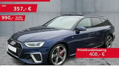Gebraucht Audi A4 S-Line 204 PS (150 kW) 2023 Blau Kombi