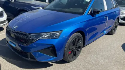 Ny Skoda Octavia RS 265 HK (194 kW) 2026 Blå Stationcar