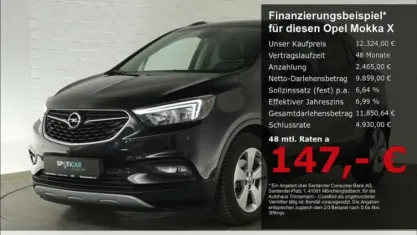 Usata Opel Mokka X 140 CV (102 kW) 2018 Nero SUV