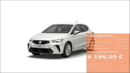 Ny Seat Ibiza Style 116 HK (85 kW) 2026 Hvid Hatchback
