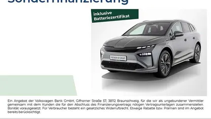 Graphitegrau Gebraucht 2025 Skoda Enyaq iV SUV | 39.590 € (Fairer Preis)