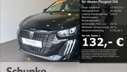 Gebraucht Peugeot 208 Style 101 PS (74 kW) 2025 Schwarz Kleinwagen