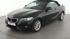 Schwarz Gebraucht 2016 BMW 218 Advantage Cabrio | 16.290 € (Fairer Preis)