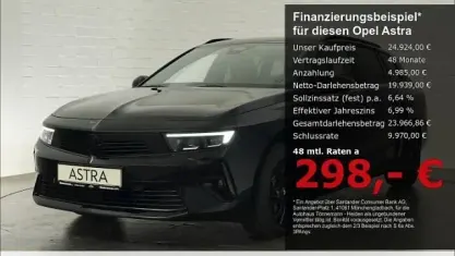 Używany Opel Astra 131 KM (96 kW) 2025 Czarny Kombi