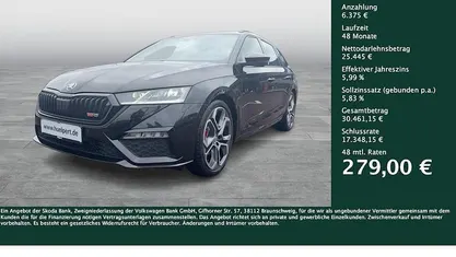 Gebraucht Skoda Octavia RS 200 PS (147 kW) 2023 Blackmagic perleffekt Kombi