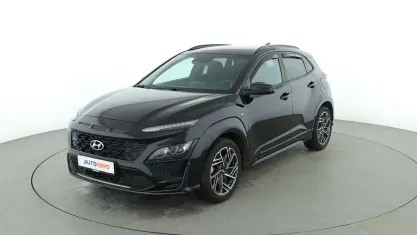 Gebraucht Hyundai Kona N Line 120 PS (88 kW) 2021 Schwarz SUV