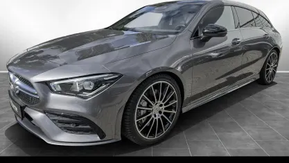 Gebraucht Mercedes CLA35 AMG Shooting Brake AMG 306 PS (225 kW) 2021 Mountain grau metallic Kombi