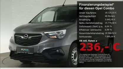 Gebraucht Opel Combo Edition 131 PS (96 kW) 2024 Grau Van / Kleinbus
