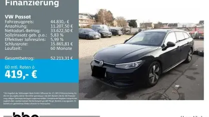 Gebraucht VW Passat R-line 193 PS (141 kW) 2025 Schwarz Kombi