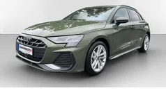 Distriktgrün metallic Gebraucht 2025 Audi A3 Sportback S-Line Limousine | 35.450 € (Guter Preis)