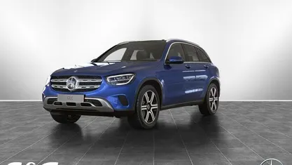 Brillantblau metallic Gebraucht 2021 Mercedes GLC220 SUV | 34.977 € (Fairer Preis)