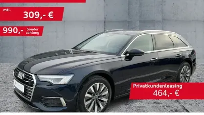 Gebraucht Audi A6 Design 204 PS (150 kW) 2021 Blau Kombi