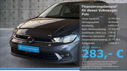 Brugt VW Polo Life 95 HK (69 kW) 2024 Sølv Sedan