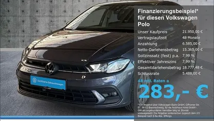 Gebraucht VW Polo Life 95 PS (69 kW) 2024 Silber Limousine