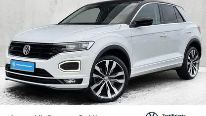 Pure white/schwarz Gebraucht 2021 VW T-Roc Style SUV | 24.890 € (Fairer Preis)