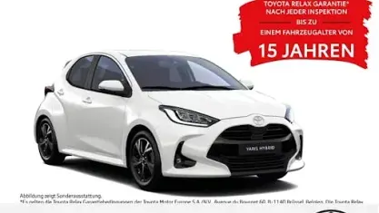 Neu Toyota Yaris Hybrid 116 PS (85 kW) 2025 Super white 2 Limousine