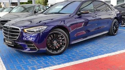 Gebraucht Mercedes S580 AMG 503 PS (369 kW) 2023 Manufaktur lack manufaktur mysticblau metallic Limousine