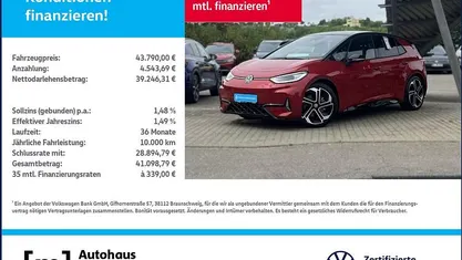 Second-hand VW ID.3 GTX 239 kW (326 CP) 2025 Roșu Hatchback