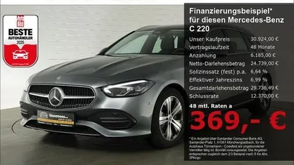 Gebraucht 2022 Mercedes C220 Avantgarde Kombi | 30.924 € (Fairer Preis)