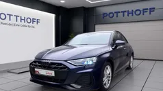 Navarrablau metallic Gebraucht 2024 Audi A3 Sportback S-Line Limousine | 36.750 € (Superpreis)