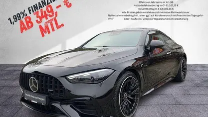Obsidianschwarz Gebraucht 2024 Mercedes CLE53 AMG Premium Plus Coupé | 75.590 € (Superpreis)