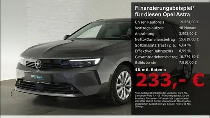 Gebraucht Opel Astra Elegance 131 PS (96 kW) 2023 Vulkan grau (metallic) Kombi