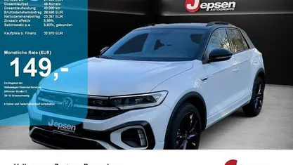 Pure white / schwarz Gebraucht 2024 VW T-Roc R-line SUV | 31.970 € (Fairer Preis)