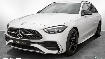 Brugt Mercedes C180 AMG 170 HK (125 kW) 2025 Hvid Stationcar