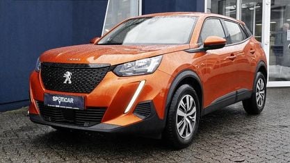 Usata Peugeot 2008 Active 101 CV (74 kW) 2021 Arancione SUV