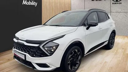 (ha2) deluxeweiss met./schwarz Gebraucht 2022 Kia Sportage GT-Line SUV | 29.980 € (Fairer Preis)