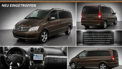Gebraucht Mercedes Viano 224 PS (164 kW) 2013 Dolomitbraun metallic (mb 8526) Van / Kleinbus