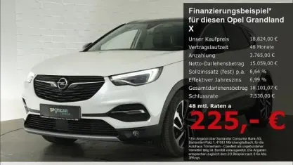 Gebraucht Opel Grandland X Ultimate 181 PS (133 kW) 2019 Weiß SUV