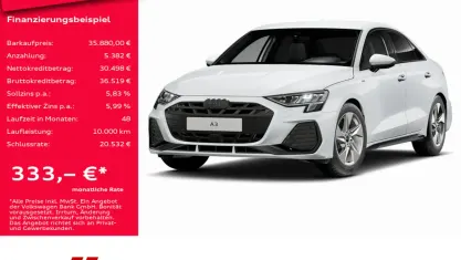 Usata Audi A3 Business 150 CV (110 kW) 2025 Bianco Berlina