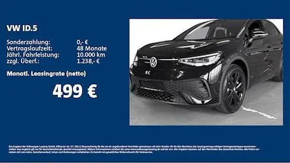 Neu VW ID.5 Pro 210 kW (286 PS) 2025 Schwarz SUV